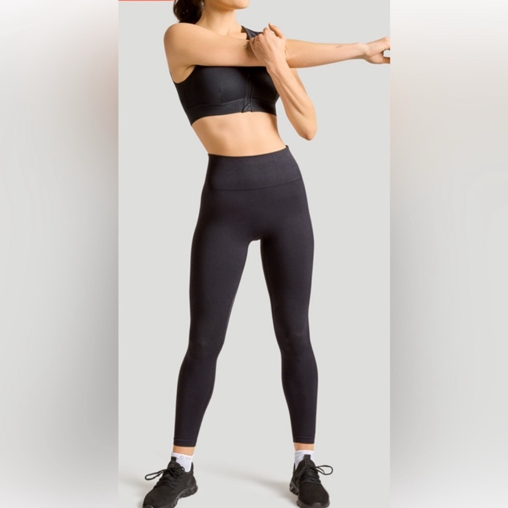 Tommie Copper Black Seamless Leggings Size XL